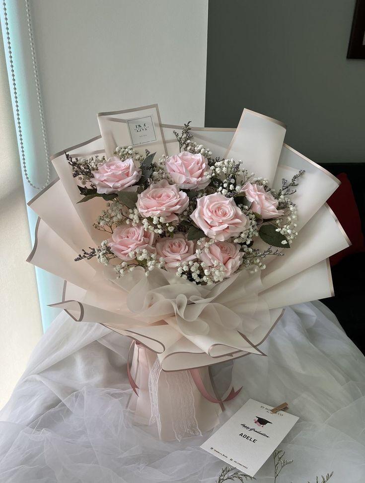 Professional floral arrangement in modern corporate setting